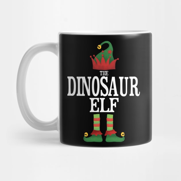 Dinosaur Elf Matching Family Group Christmas Party Pajamas by uglygiftideas